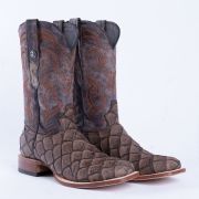 Print Monster Fish MD Nicotine Cowboy Boots