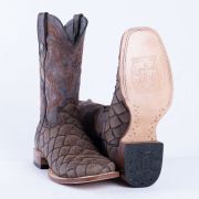 Print Monster Fish MD Nicotine Cowboy Boots