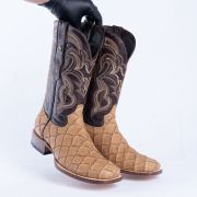 Print Monster Fish Orix Cowboy Boots