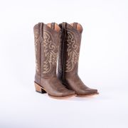 Classic Brown Calf Cowgirl Boots Snip toe
