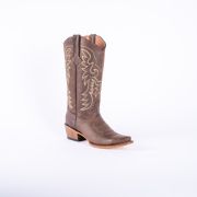 Classic Brown Calf Cowgirl Boots Snip toe