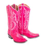 Dolly Hot Pink Calf Cowgirl Boots