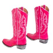 Dolly Hot Pink Calf Cowgirl Boots