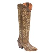 Ginger Cognac Calf Tall Boots Cowgirl Boots
