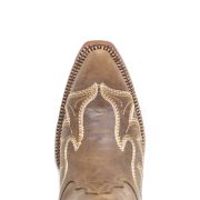 Ginger Cognac Calf Tall Boots Cowgirl Boots