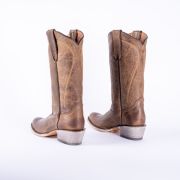 Savage Tobacco Cowgirl Boots Round Toe