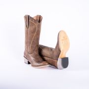 Savage Tobacco Cowgirl Boots Round Toe