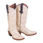 The Bride Beige Cowgirl Boots