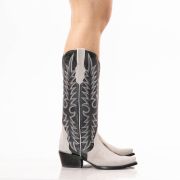 Triad Grey Suede Cowgirl Boots