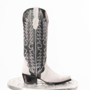 Triad Grey Suede Cowgirl Boots