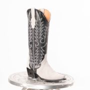 Triad Grey Suede Cowgirl Boots