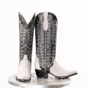 Triad Grey Suede Cowgirl Boots