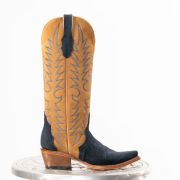 Triad Navy Suede Cowgirl Boots