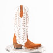 Triad Rust Suede Cowgirl Boots