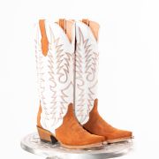 Triad Rust Suede Cowgirl Boots
