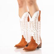 Triad Rust Suede Cowgirl Boots