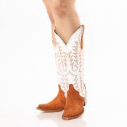 Triad Rust Suede Cowgirl Boots