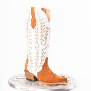 Triad Rust Suede Cowgirl Boots