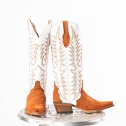 Triad Rust Suede Cowgirl Boots