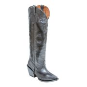 Twilight Burnished Gray Fashion Heel Knee High Cowgirl Boots